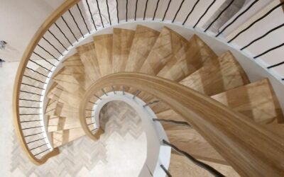 Custom Spiral Staircase Update with Video