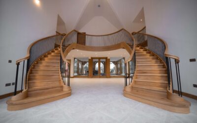 A Masterpiece of Elegance- the twin curved staircase journey