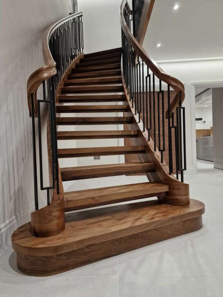 open riser staircases.
