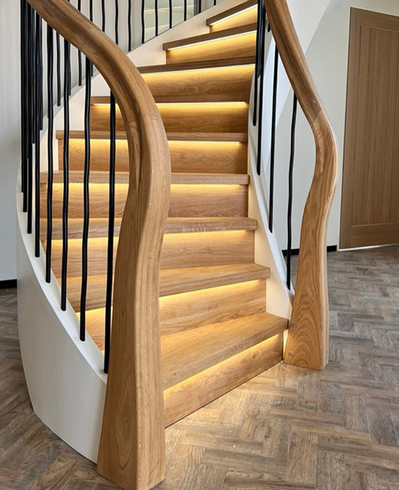 Elegant Helical Staircase